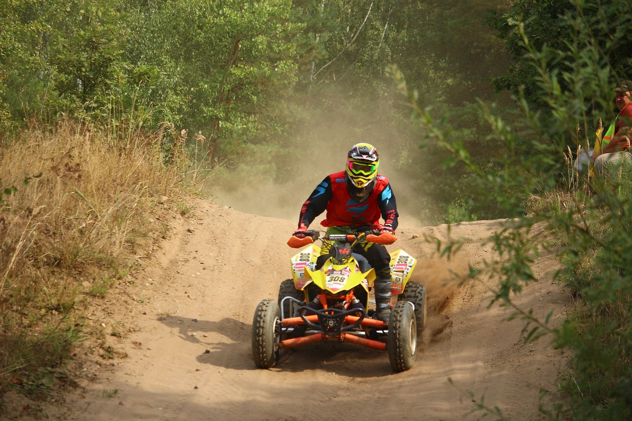 Quad, Atv, Kirsti, Motokroso, Enduro, Motorsportas, Smėlis, Motociklas, Motokroso Važiavimas, Visureigė Transporto Priemonė