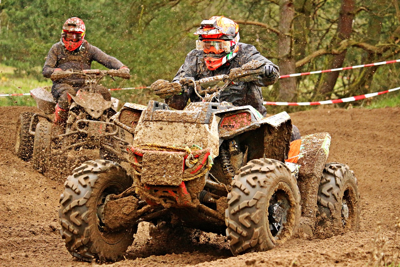 Quad, Atv, Motokroso, Visureigė Transporto Priemonė, Kirsti, Motociklas, Lenktynės, Enduro, Motorsportas, Motokroso Važiavimas