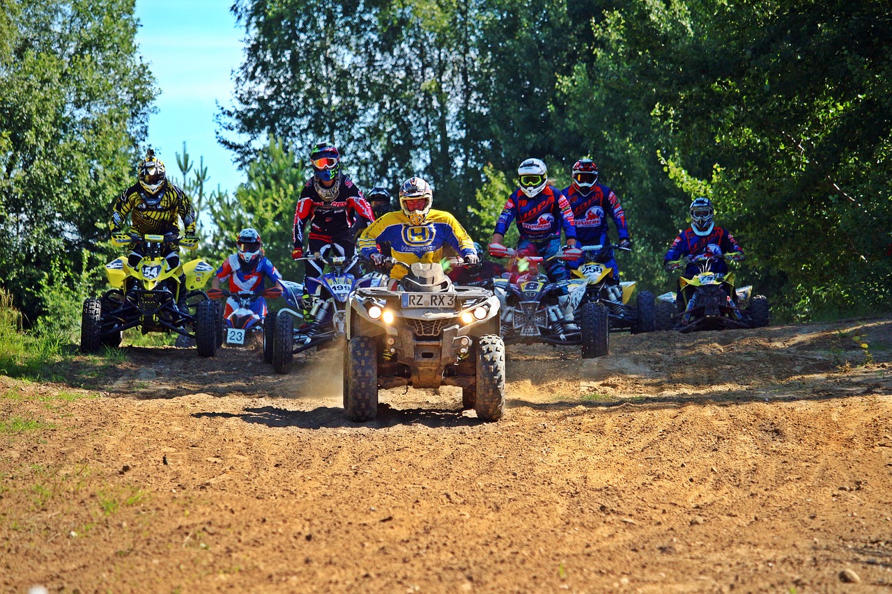 Quad, Lenktynės, Enduro, Motokroso, Atv, Visureigė Transporto Priemonė, Motorsportas, Motokroso Važiavimas, Lenktynės, Motociklų Sportas