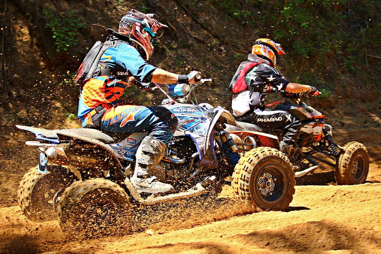 Quad Race, Motokroso, Atv, Quad, Visureigė Transporto Priemonė, Enduro, Motokroso Važiavimas, Sportas, Kirsti, Motorsportas