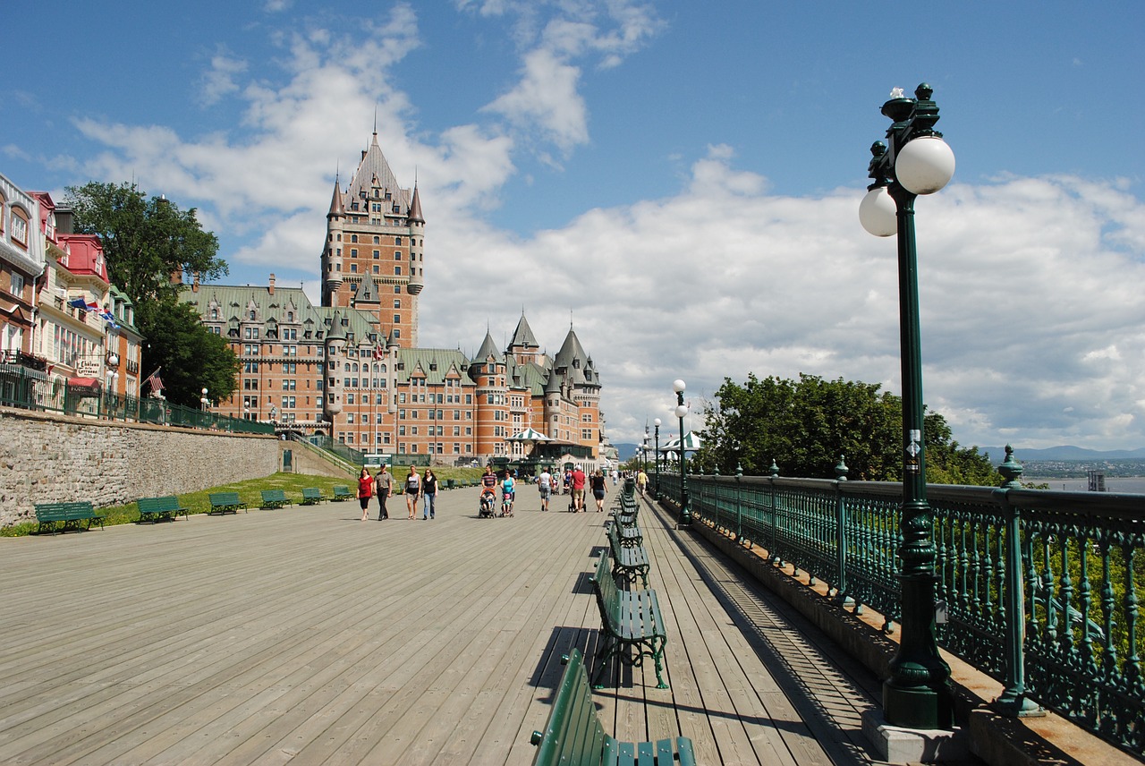 Quebec, Pilis, Pilis, Frontenac, Architektūra, Kanada, Miesto Panorama, Viešbutis, Istorija, Senas