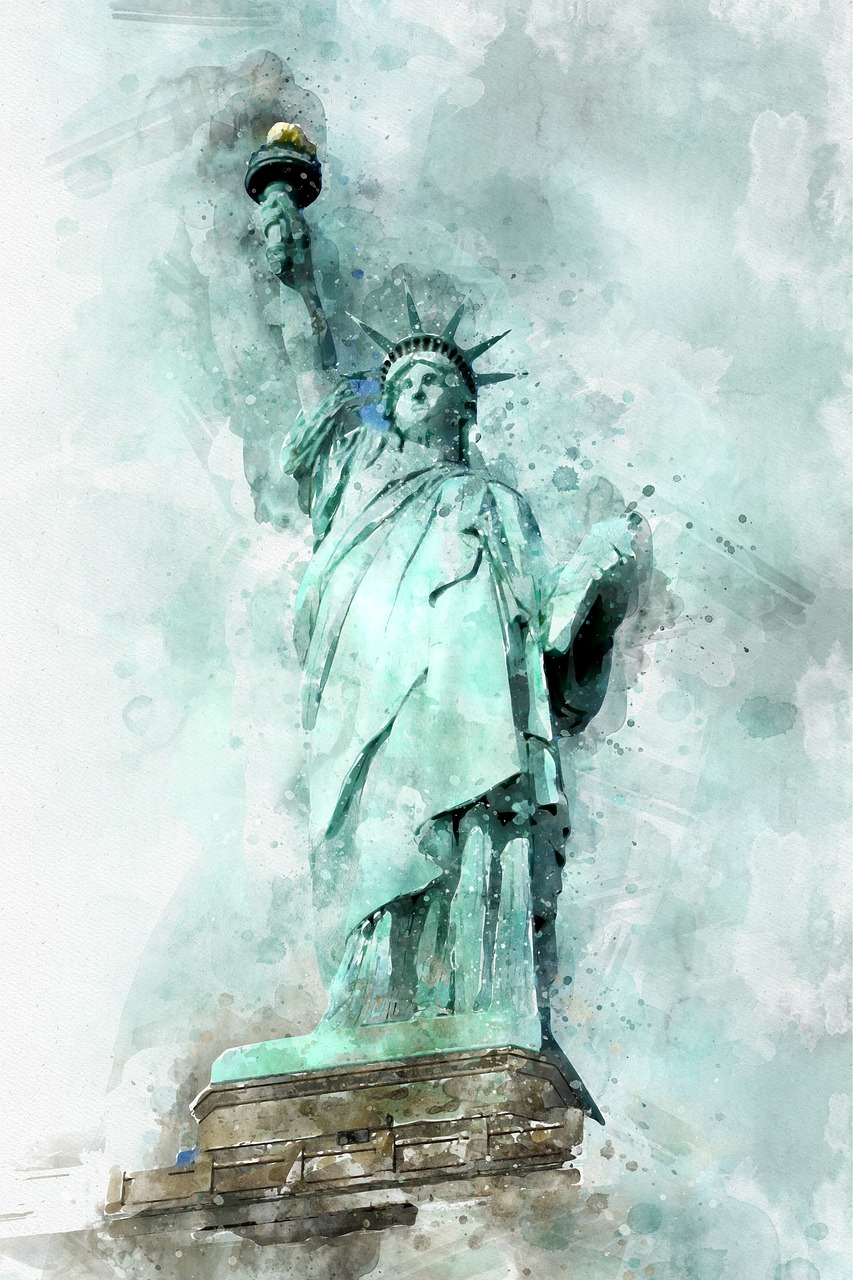 Karalienė Laisvės, Laisvės Statula, Niujorkas, Laisvės Statula, Paminklas, Niujorkas, Usa, Turistų Atrakcijos, Orientyras, Simbolis
