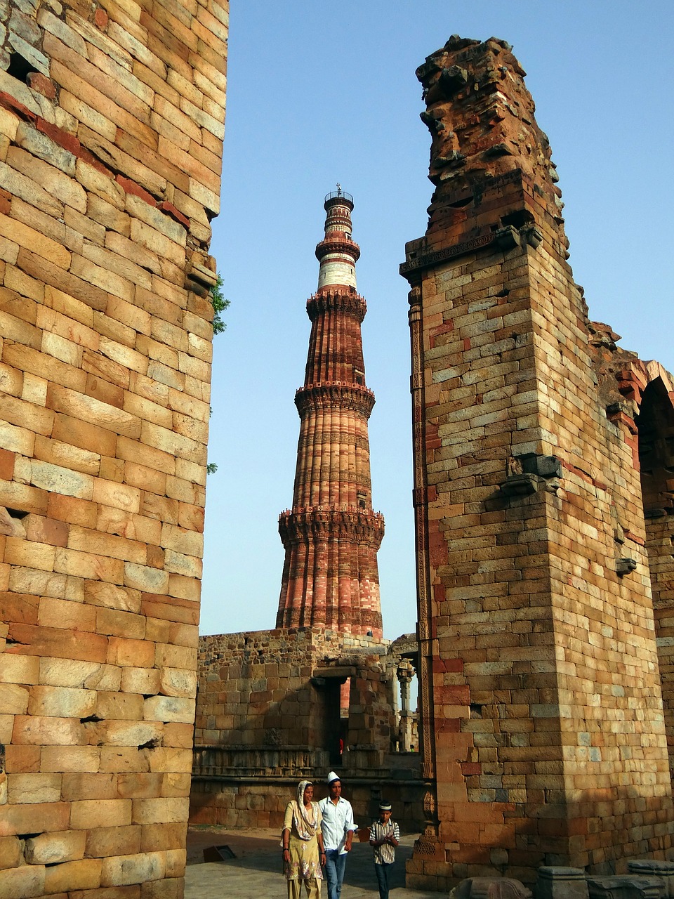 Qutb Minar, Qutub Minar, Qutab, Islamo Paminklas, Unesco Pasaulio Paveldo Vieta, Delhi, Paminklas, Mūrinis Mūras, Ramstis, Moghalas