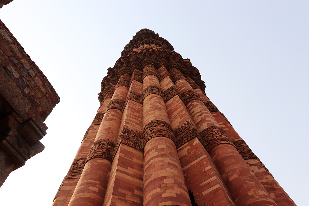 Qutub Minar,  Qutub,  Islamo Paminklas,  Unesco Pasaulio Paveldo Sąrašą,  Delyje,  Paminklas,  Mūras,  Ramstis,  Mogolų,  Paveldas