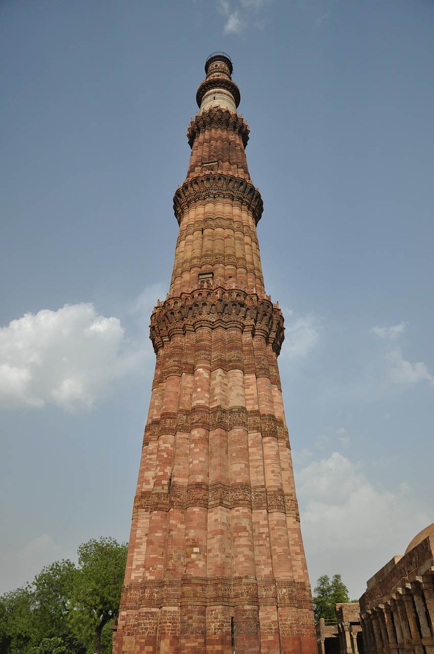 Qutub, Minar, Paminklas, Minaretas, Orientyras, Delhi, Qutb, Qutab, Aukštas, Paveldas