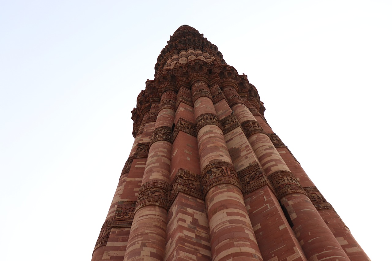 Qutub Minar,  Qutab,  Islamo Paminklas,  Unesco Pasaulio Paveldo Sąrašą,  Delyje,  Paminklas,  Mūras,  Ramstis,  Mogolų,  Paveldas