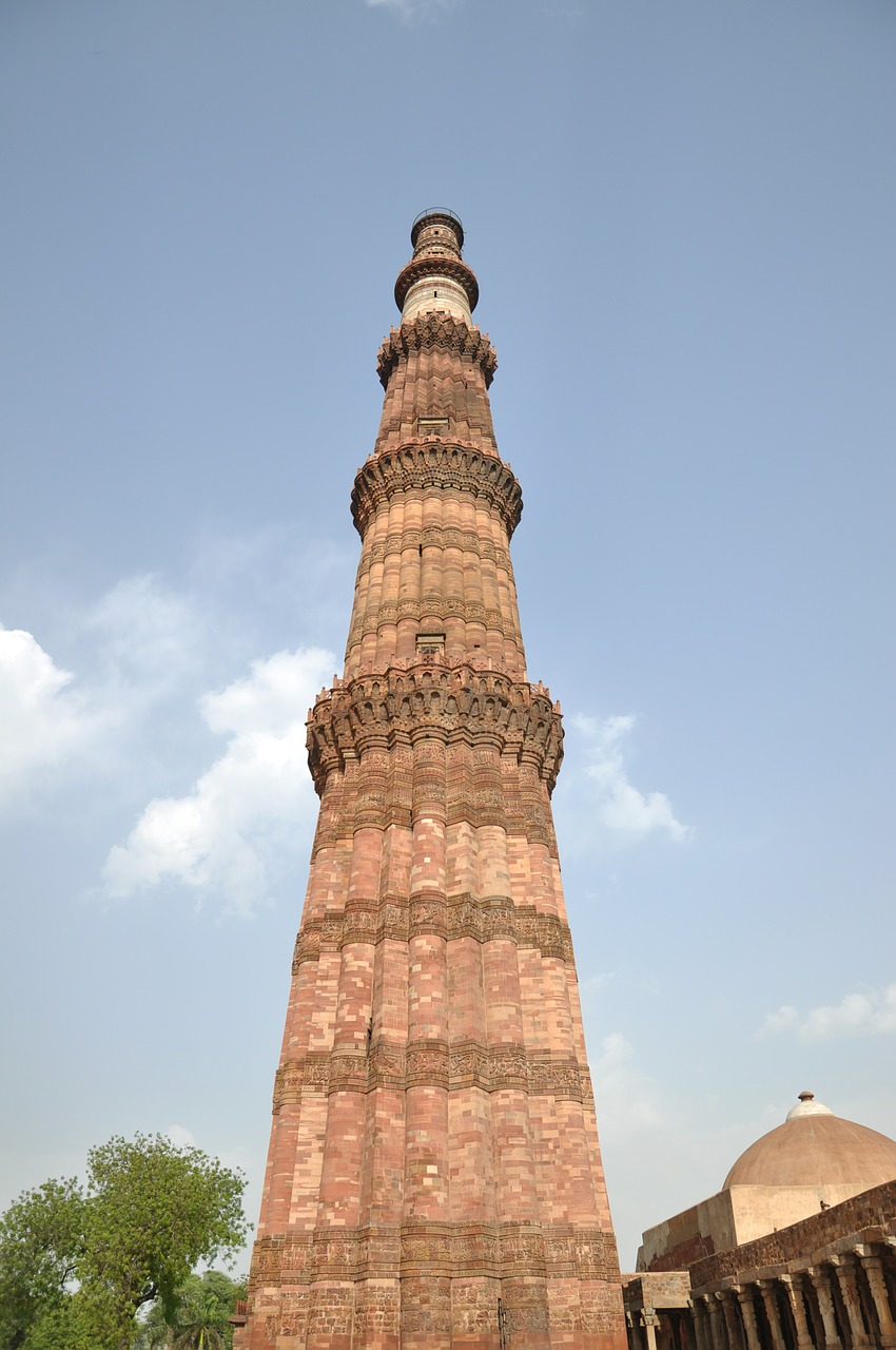 Qutub Minar, Naujasis Delis, Paminklas, Bokštas, Minaretas, Indija, Nemokamos Nuotraukos,  Nemokama Licenzija