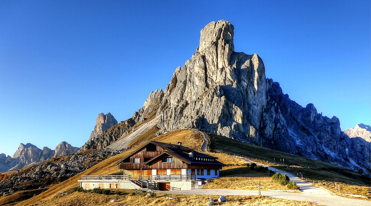 Ra Gusela,  Passo Giau,  Dolomitai,  Italija,  Kalnų Grupė,  Kalnai,  Peržiūrėti,  Požiūris,  Geras Vaizdas,  Numatymas
