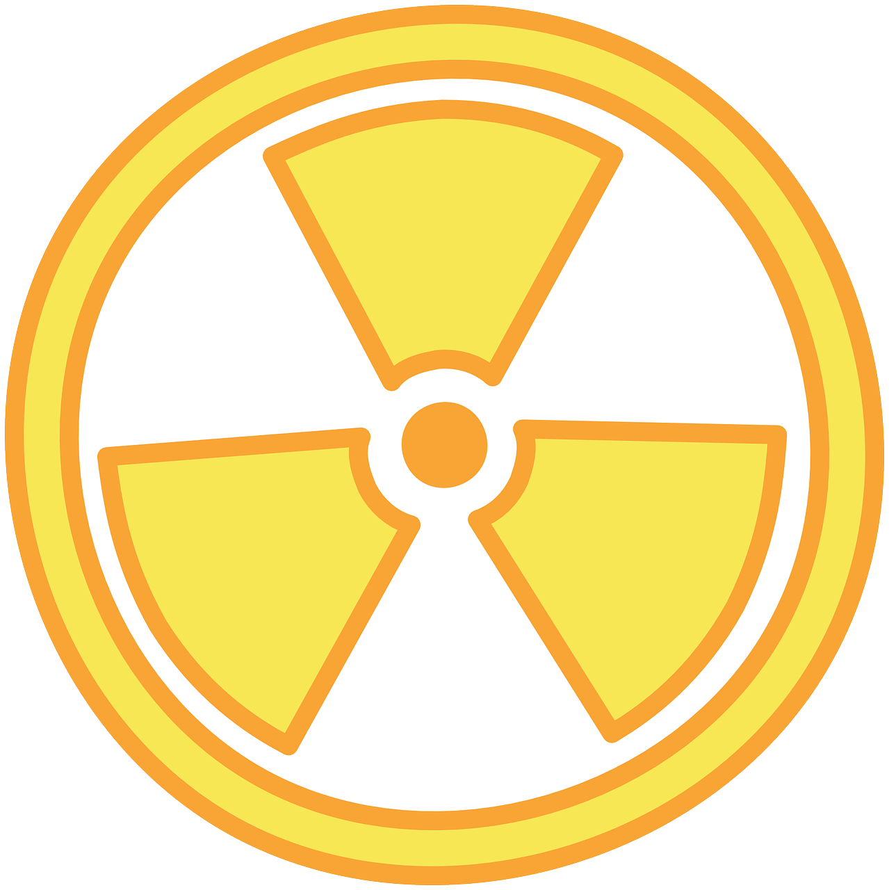 Radioaktyvus, Branduolinė, Radiacija, Radiologinis, Mokslas, Simbolis, Įspėjimas, Nemokama Vektorinė Grafika, Nemokamos Nuotraukos,  Nemokama Licenzija
