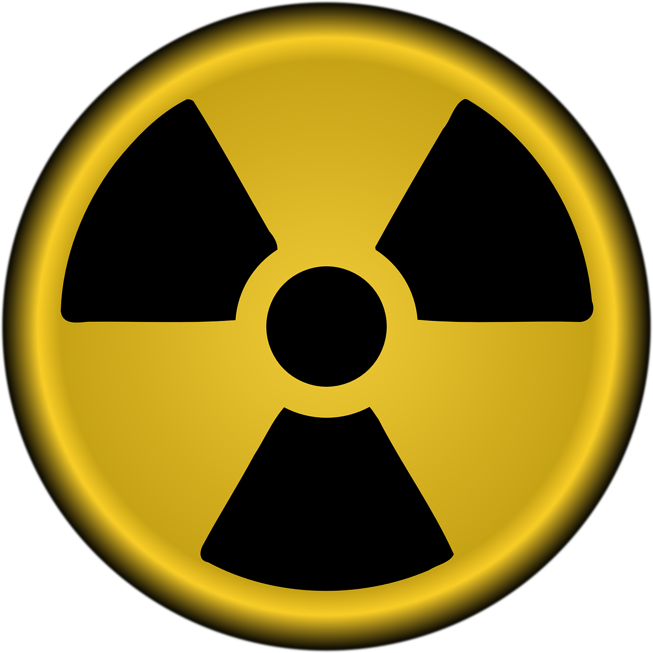 Radioaktyvus, Branduolinė, Įspėjimas, Pavojus, Geltona, Radium, Nemokama Vektorinė Grafika, Nemokamos Nuotraukos,  Nemokama Licenzija