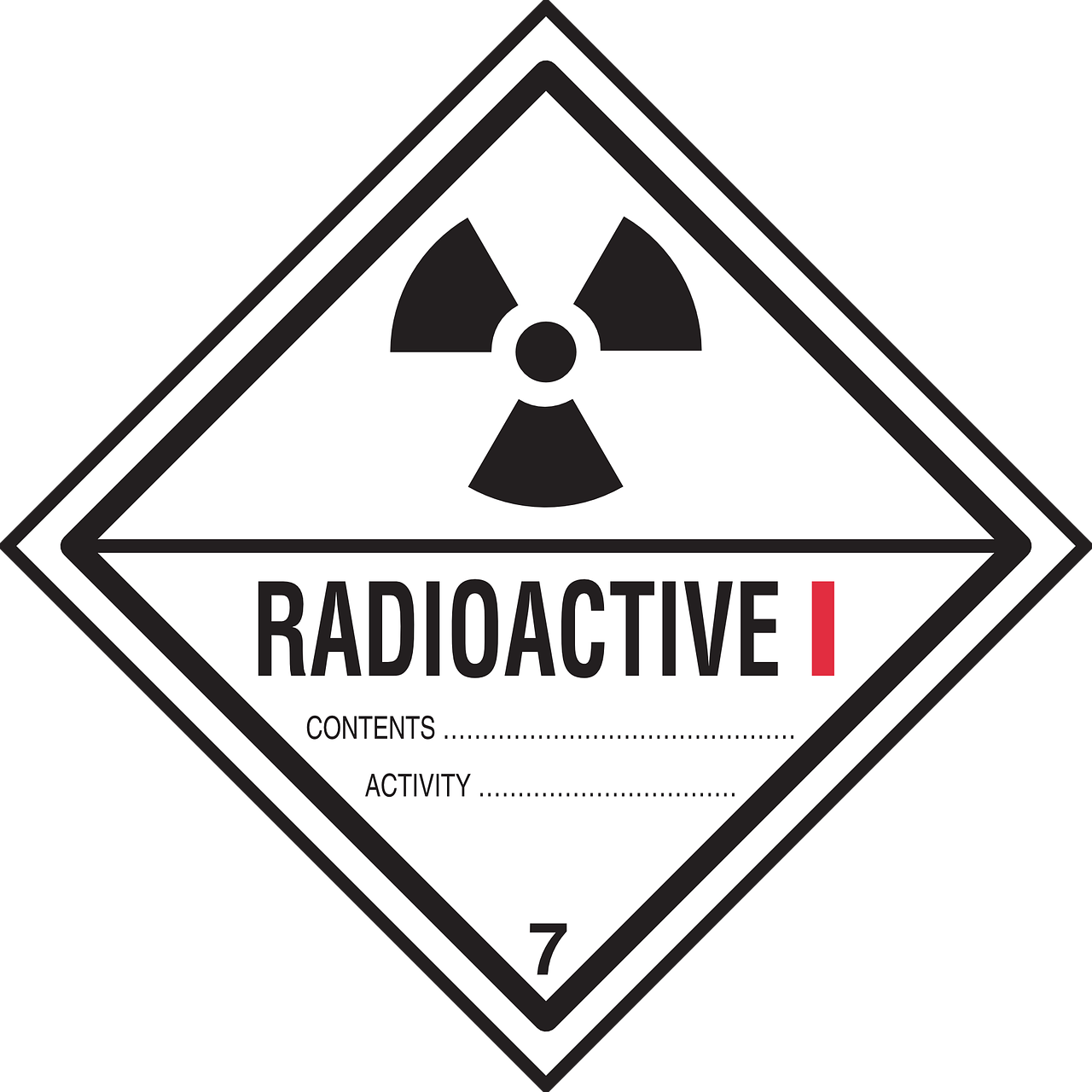 Radioaktyvus, Informacija, Įspėjimas, Turinys, Pavojingas, Pakavimas, Pavojus, Paketas, Ženklas, Simbolis