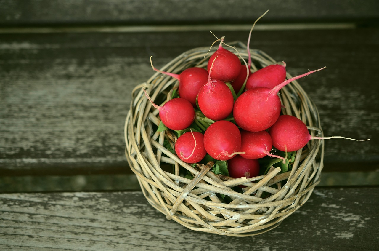 Ridikai, Raudona, Daržovės, Frisch, Federalinė Valdžia, Valgyti, Maistas, Vitaminai, Vegetariškas, Biologinis