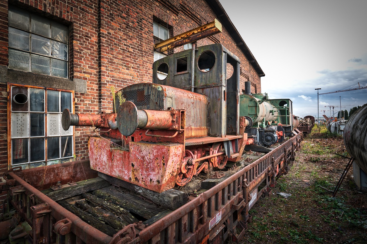 Geležinkelis, Garo Lokomotyvas, Loco, Lokomotyvas, Geležinkelių Transportas, Traukinys, Garo Geležinkelis, Senovinis, Atrodė, Muziejaus Lokomotyvas