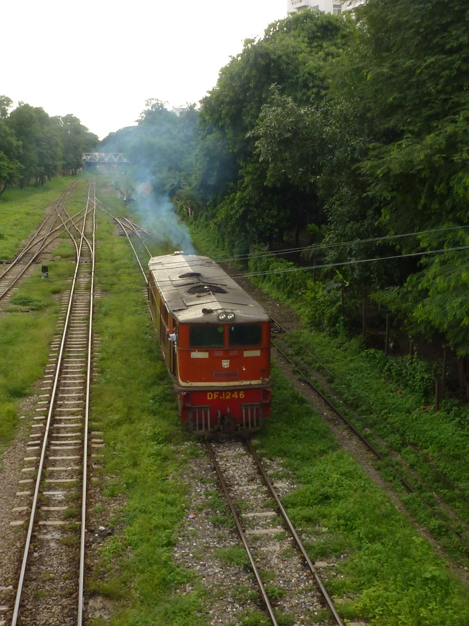 Geležinkelis, Senas, Transportas, Traukinys, Vagonas, Lokomotyvas, Kelionė, Burma, Mianmaras, Jangonas