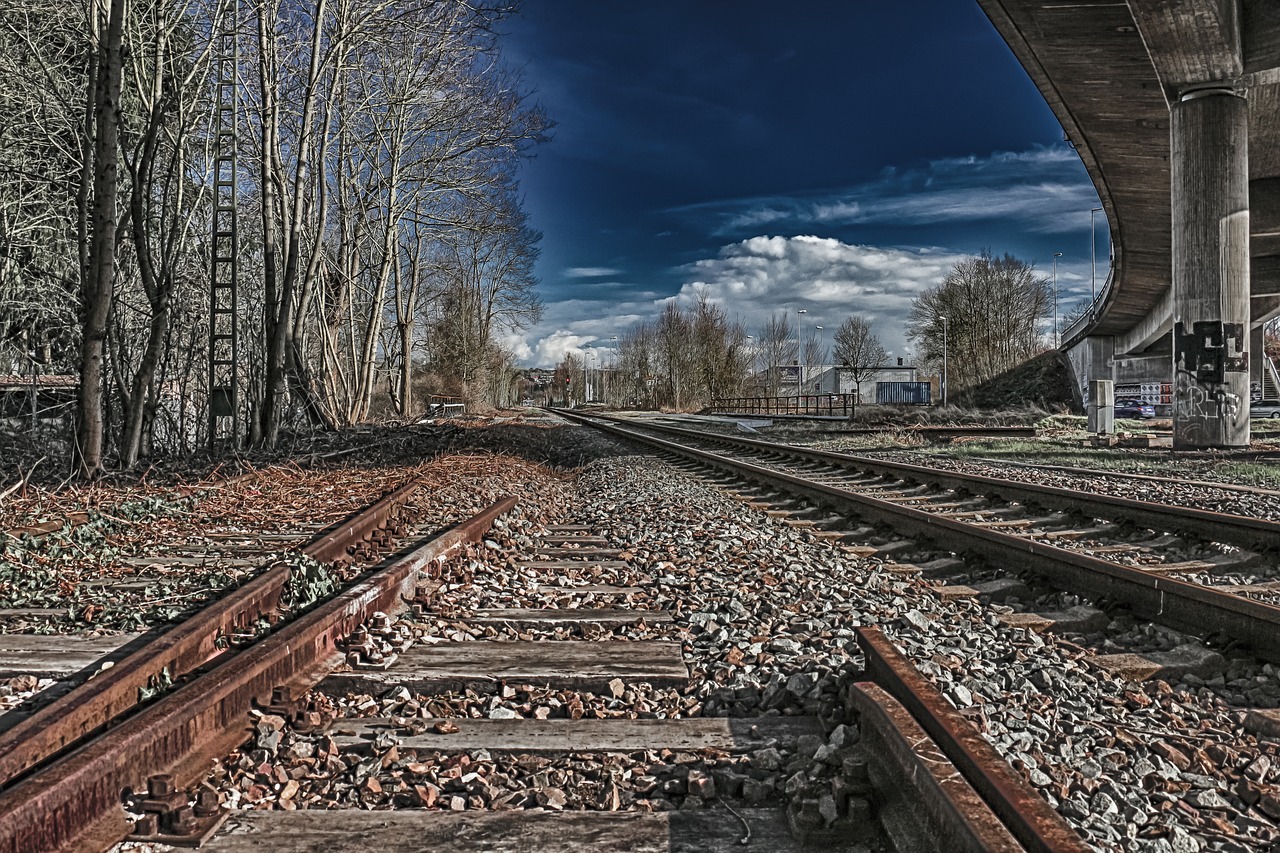 Geležinkelio Linija,  Geležinkelis,  Traukinys,  Hdr,  Atrodė,  Geležinkeliai,  Geležinkelių Transportas,  Be Honoraro Mokesčio, Nemokamos Nuotraukos,  Nemokama Licenzija