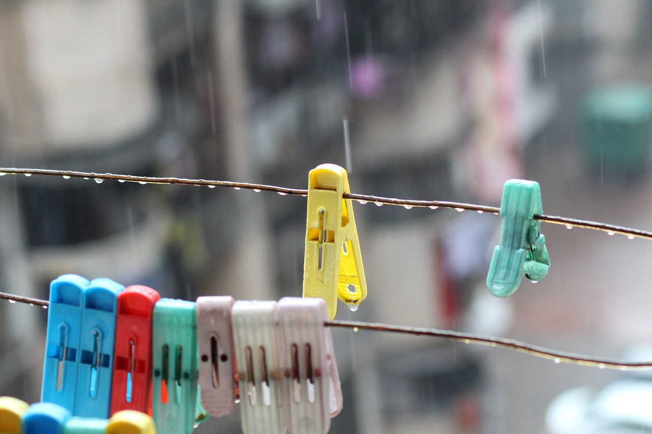 Lietaus,  Clothespin,  Pakabinti,  Vandens,  Plastmasinis,  Skalbiniai,  Šlapias,  Kaištis,  Clothesline,  Orų