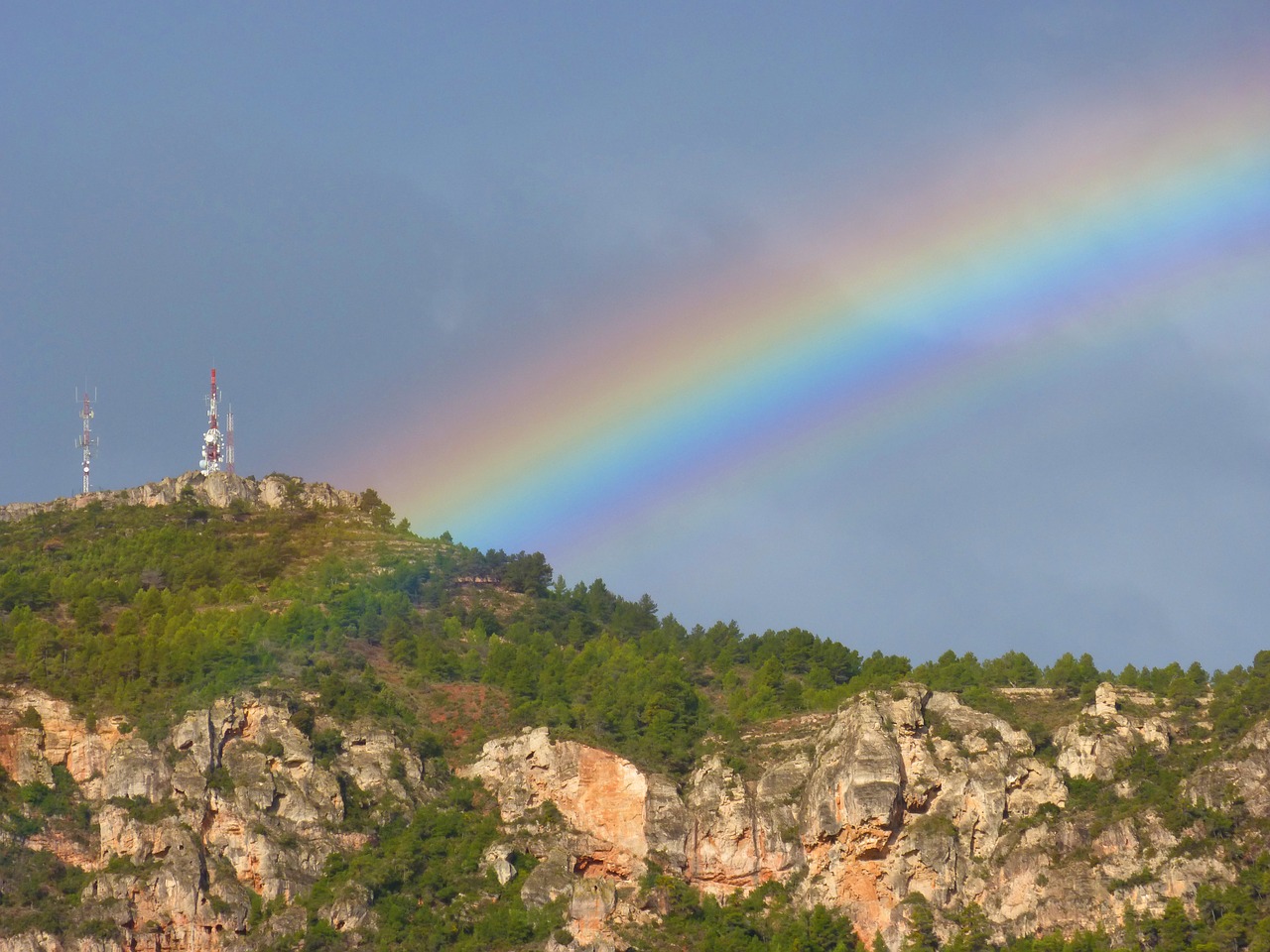 Vaivorykštė, Vynuogynas, Kraštovaizdis, Anksčiau, Nemokamos Nuotraukos,  Nemokama Licenzija