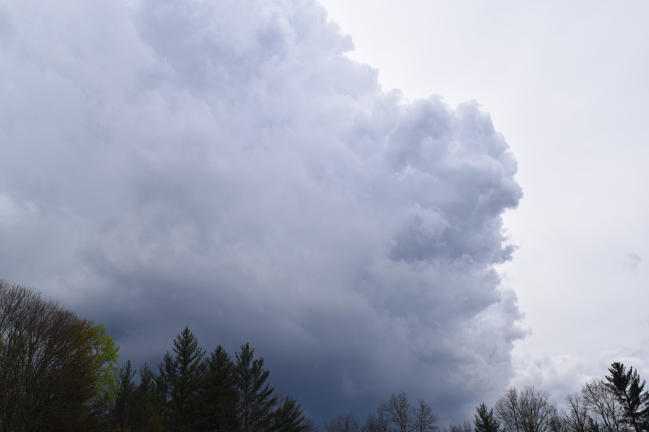 Lietinga Diena, Audros Debesys, Audra, Kalnų Audra, Dangus, Oras, Gamta, Debesuota, Cloudscape, Natūralus