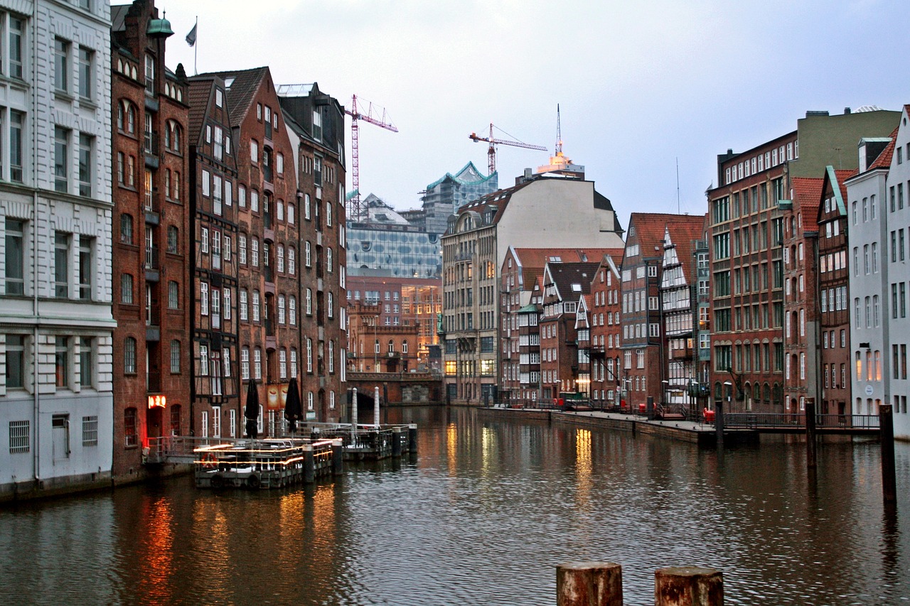 Lietingas Oras, Hamburgas, Uostas, Istorinis Laivynas, Architektūra, Pastatas, Urhafenas, Elbės Filharmonijos Salė, Nikolai Laivynas, Dyck Road