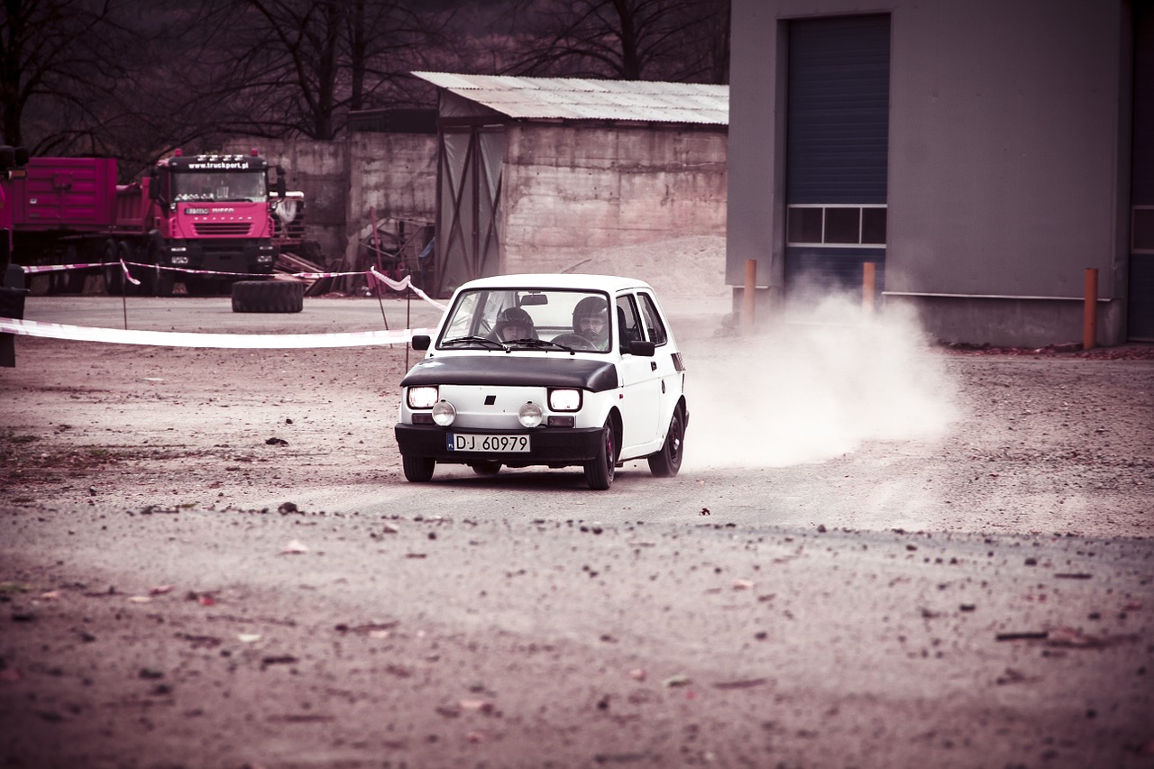 Ralis, Lenktynės, Sportas, Automobilis, Automatinis, Transporto Priemonė, Greitis, Dulkės, Berniukas, Fiat