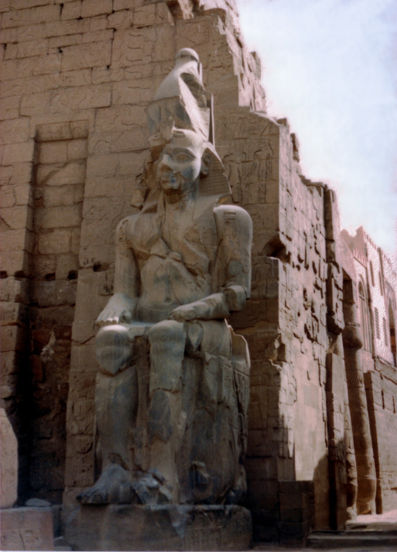 Išrūšiuoti & Nbsp,  Ii,  Statula,  Luksoras,  & Nbsp,  Šventykla,  Luxor,  Egiptas,  Faraonas,  Pasiimti Ii Statulą