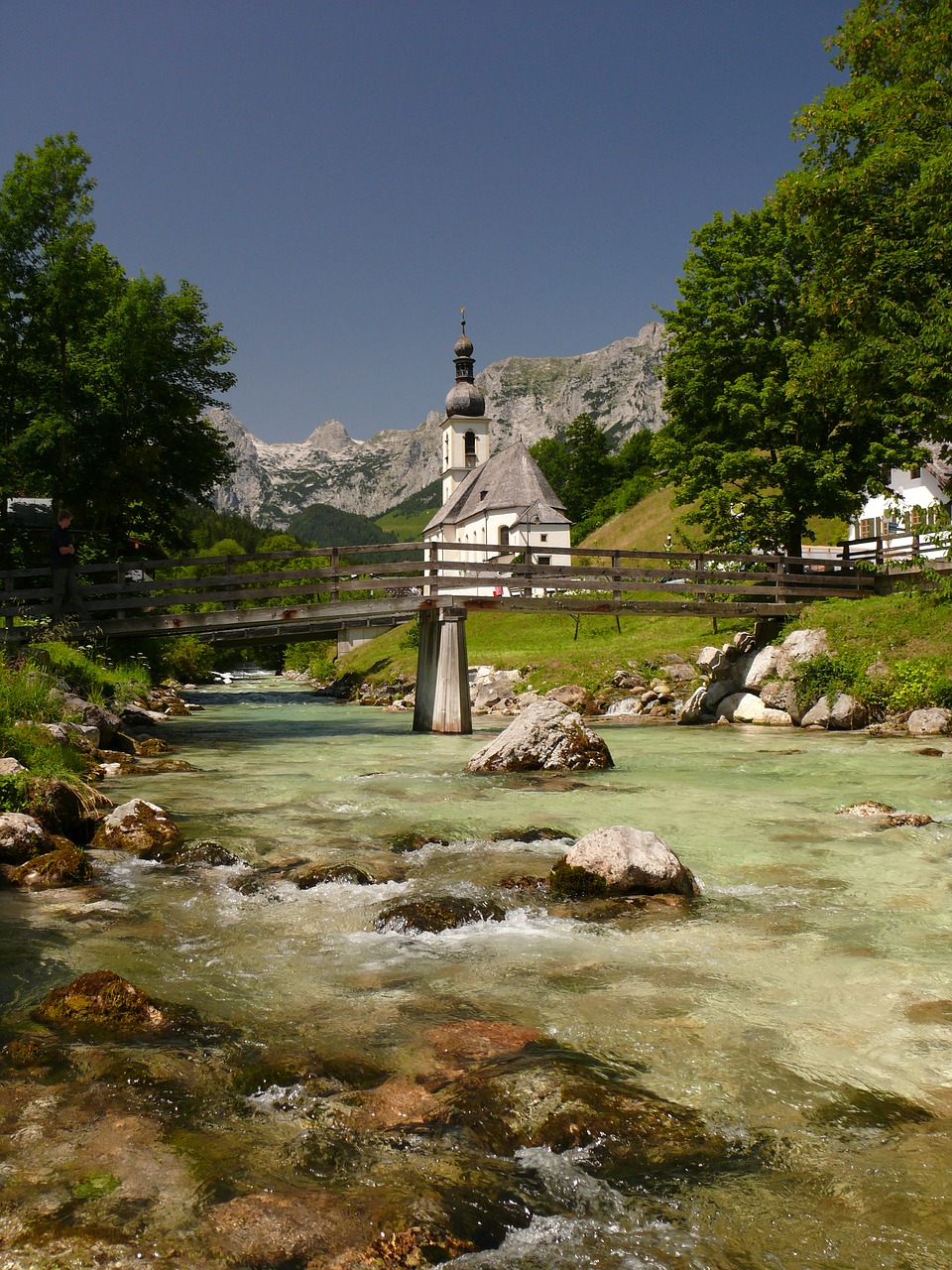 Ramsau, Berchtesgadeno Nacionalinis Parkas, Bachas, Bažnyčia, Nemokamos Nuotraukos,  Nemokama Licenzija