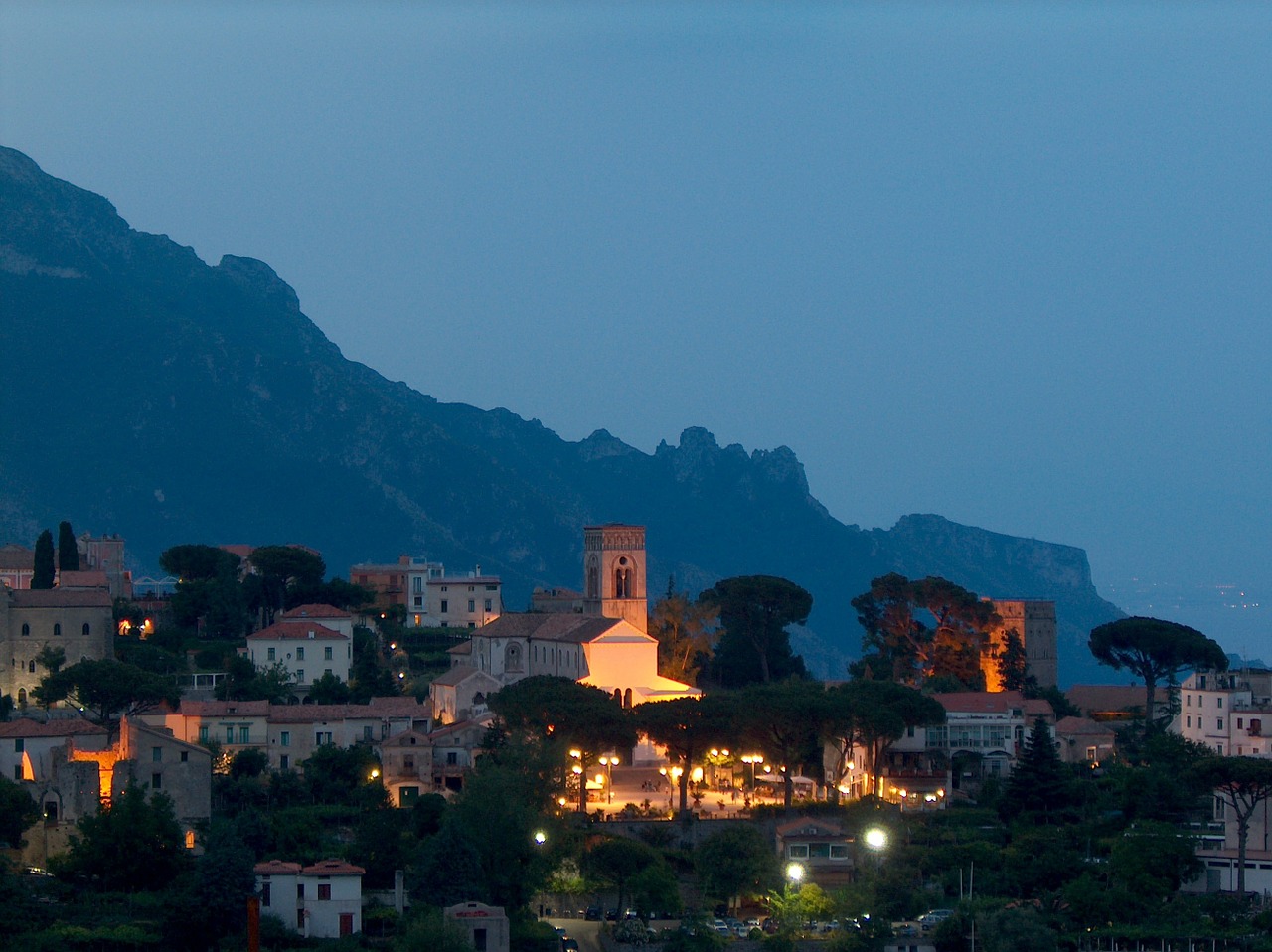 Ravello, Amalfitana, Italy, Romantiškas, Kranto, Viduržemio Jūros, Vakaras, Nemokamos Nuotraukos,  Nemokama Licenzija