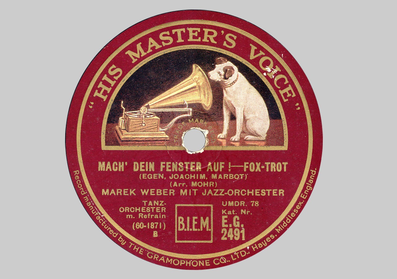 Įrašyti, Šelakas Diskas, Plokštės Etiketė, 78 Rpm, Atspalvis, 1920, 1930, Analogas, Gramofonas, Šelakas