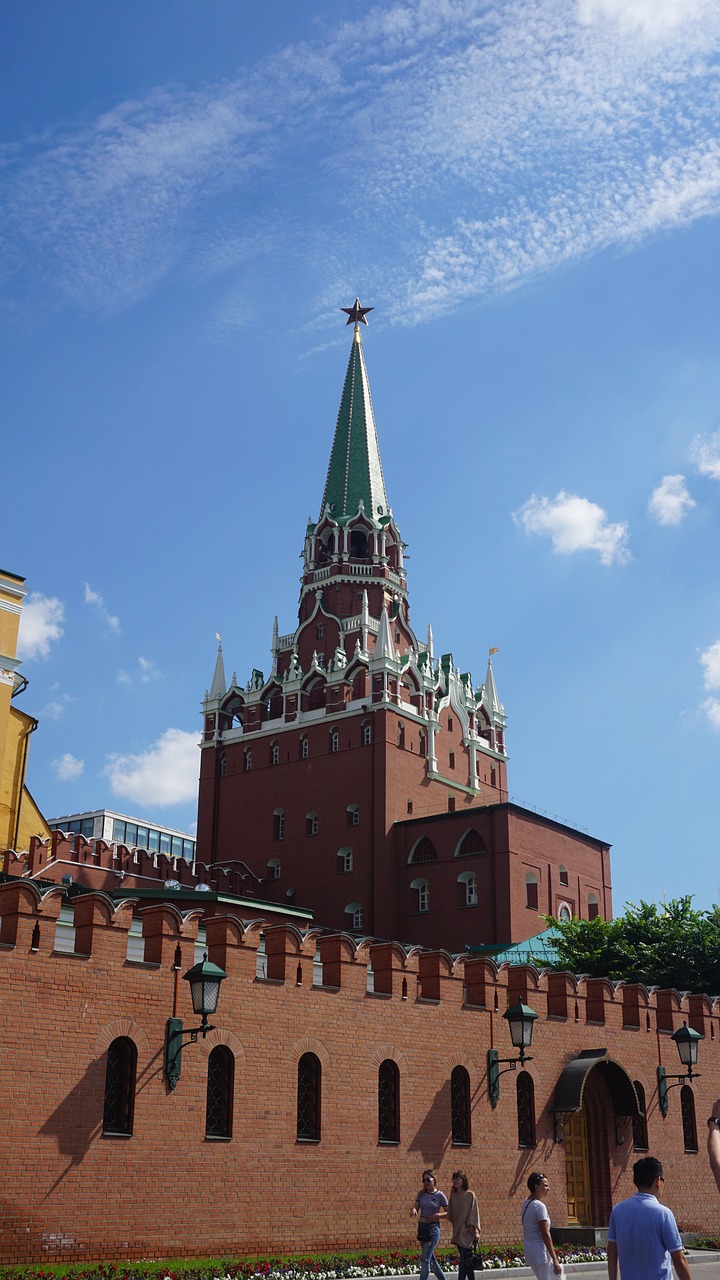 Raudona, Moscow, Rusija, Miestas, Kvadratas, Kremlius, Architektūra, Bokštas, Katedra, Žinomas