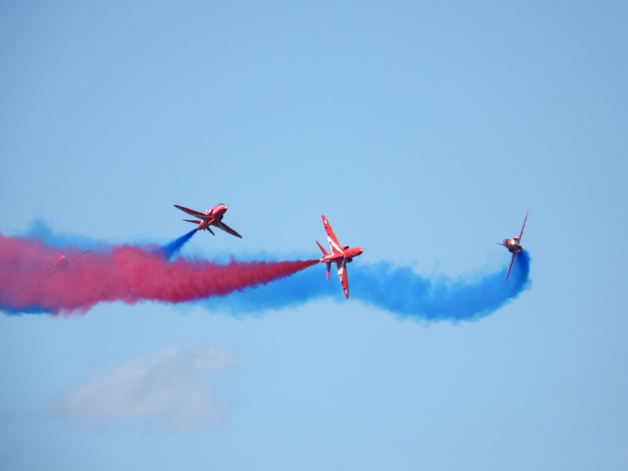 Raudonos Rodyklės, Oro Šou, Oro Ekspozicija, Vanagai, Skraidantis, Rafas, Rodyti, Aerobatic, Formavimas, Britanija