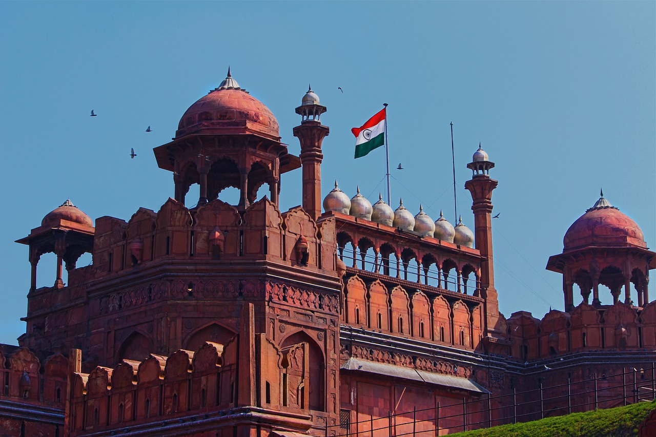 Raudonas Fortas, Delhi, Indija, Kelionė, Senovės, Pilis, Architektūra, Senas, Asija, Paveldas