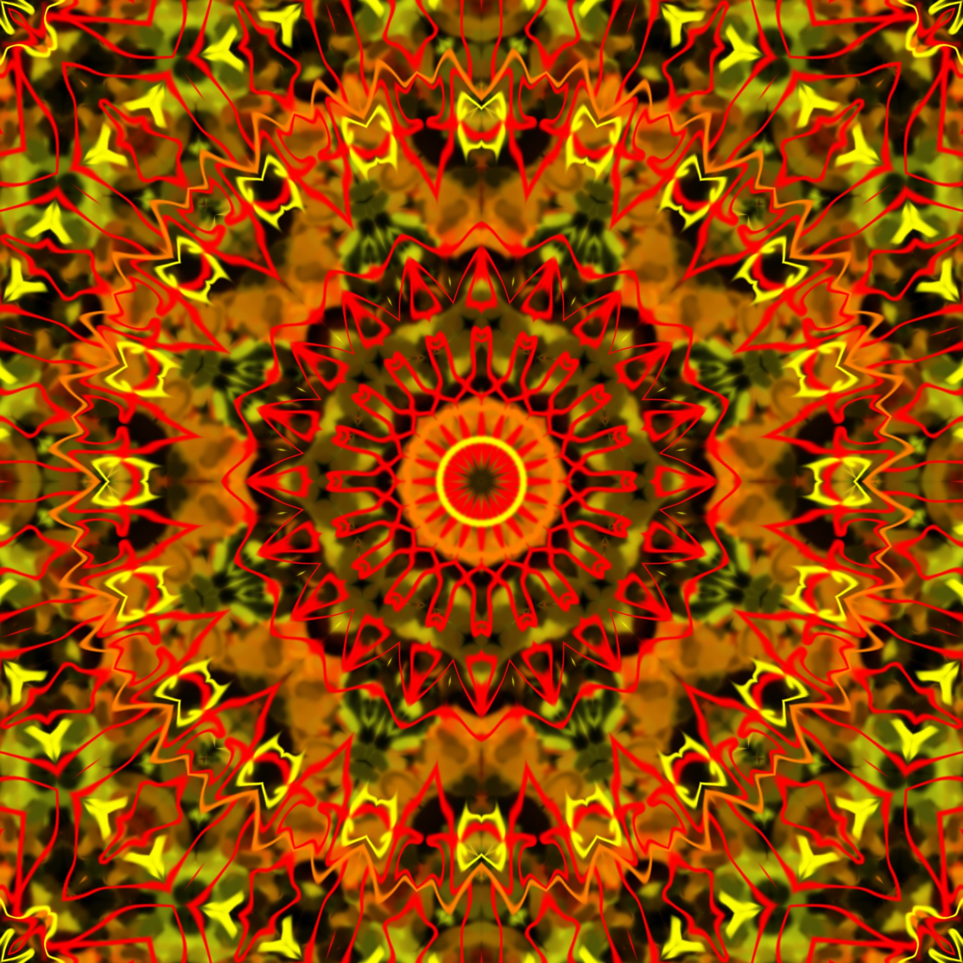 Kaleidoskopas,  Abstraktus,  Raudona,  Oranžinė,  Geltona,  Šiltas,  Karštas,  Juoda,  Šviesus,  Raudonas Oranžinis Ir Geltonas Kaleidoskopas