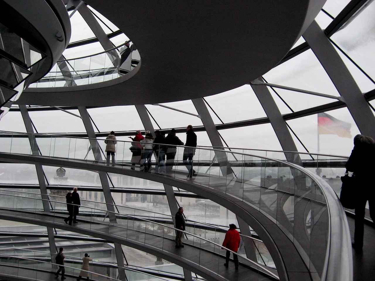 Reichstagas, Berlynas, Vokietija, Paminklas, Parlamentas, Veidrodėliai, Europa, Architektūra, Vista, Nemokamos Nuotraukos