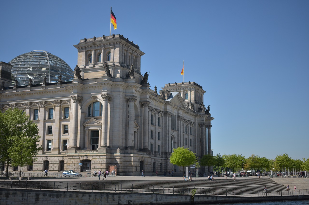Reichstagas,  Bundestagas,  Berlynas,  Vokietija,  Kapitalas,  Architektūra,  Vyriausybė,  Vyriausybė Rajono,  Statyba,  Stiklo Kupolu
