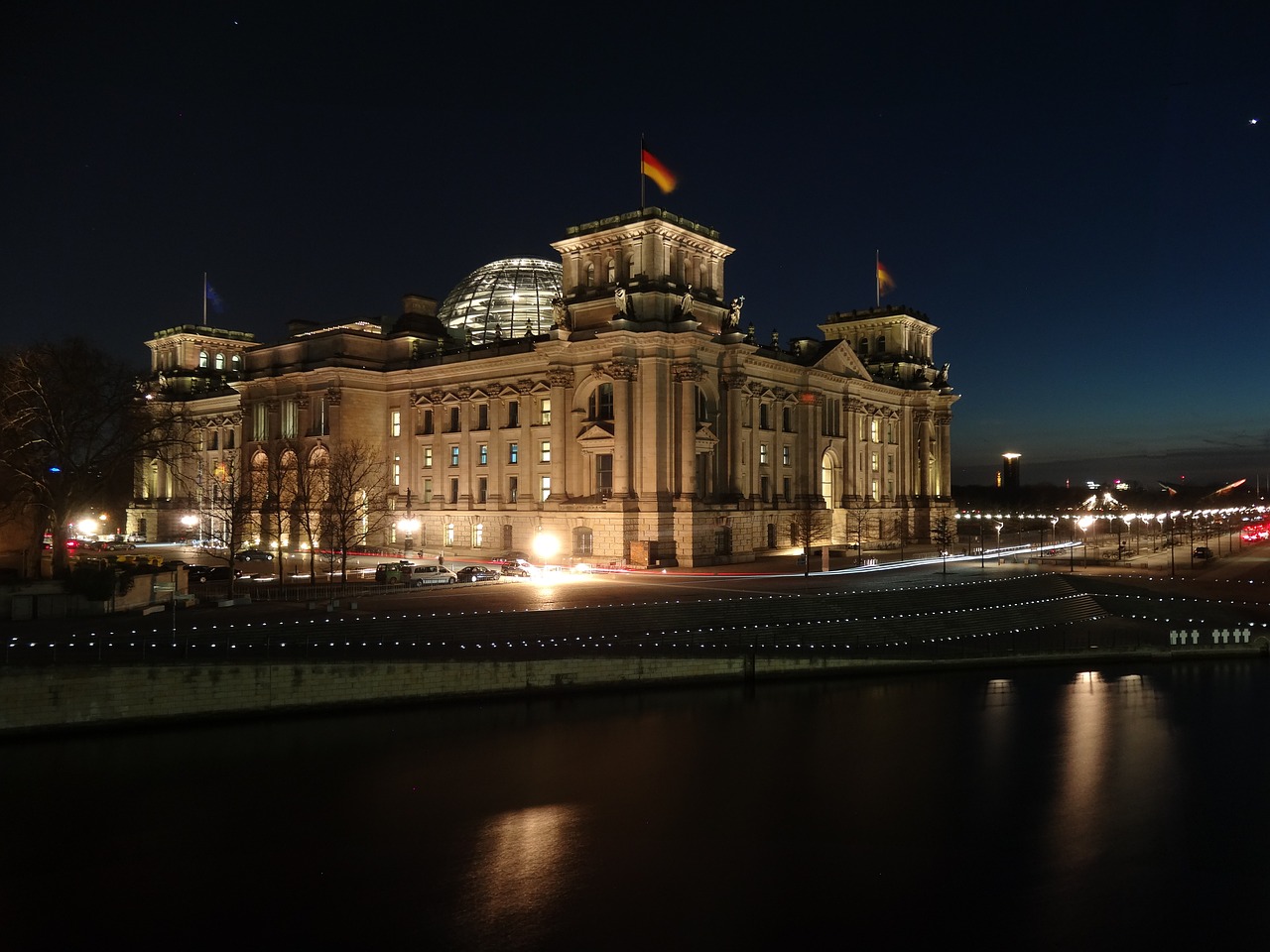 Reichstagas,  Vokietija,  Berlynas,  Parlamentas,  Naktis,  Pastatas,  Šurprizas,  Orientyras,  Struktūros,  Kapitalas