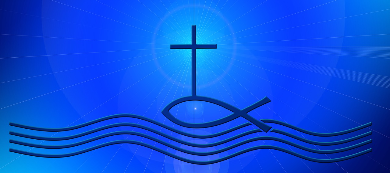 Religija, Jėzus, Krikštas, Tikėjimas, Žuvis, Banga, Kirsti, Jėzus Kristus, Krikščionybė, Krikščionis
