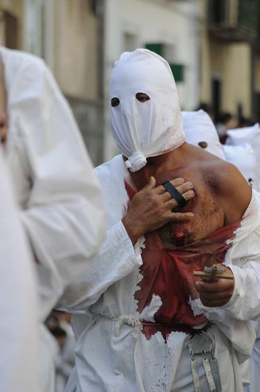 Religija, Procesija, Skraidantis, Flagellation, Guardia Sanframondi, Nemokamos Nuotraukos,  Nemokama Licenzija