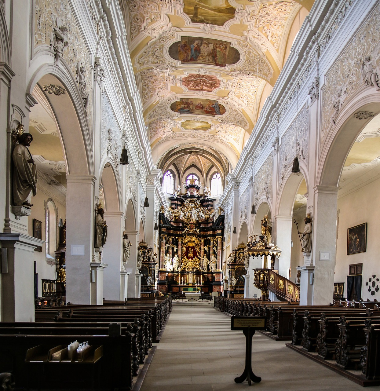 Religija, Bažnyčia, Altorius, Krikščionybė, Nave, Jėzus, Barokas, Tikėjimas, Nemokamos Nuotraukos,  Nemokama Licenzija