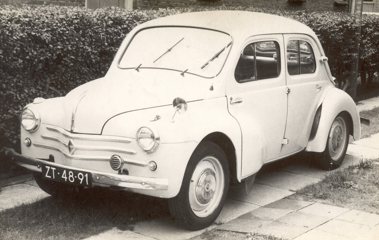 Renault, 1956, Senas Automobilis, Automobilis, Nemokamos Nuotraukos,  Nemokama Licenzija