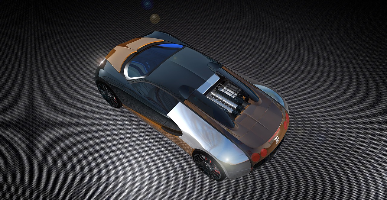 Bugatti, Veyron, Automatinis, Bolidas, 1000Ps, Prototipas, Atvaizdavimas, Tekstūra, 3D Modelis, Bugatti Veyron
