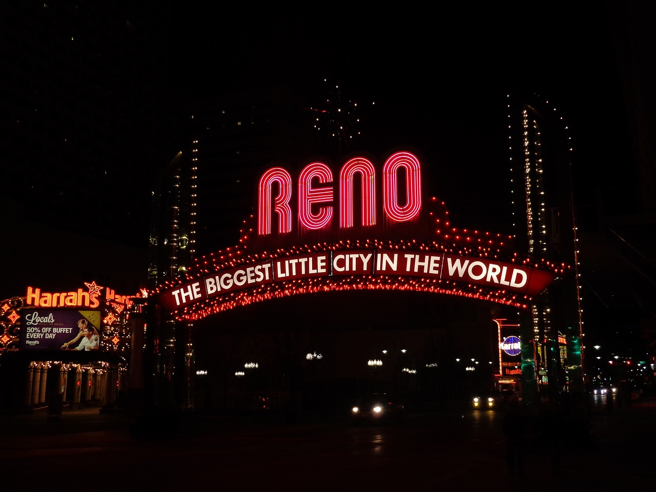 Reno, Nevada, Ženklas, Miestas, Kelionė, Amerikietis, Usa, Kelionės Tikslas, Architektūra, Centro