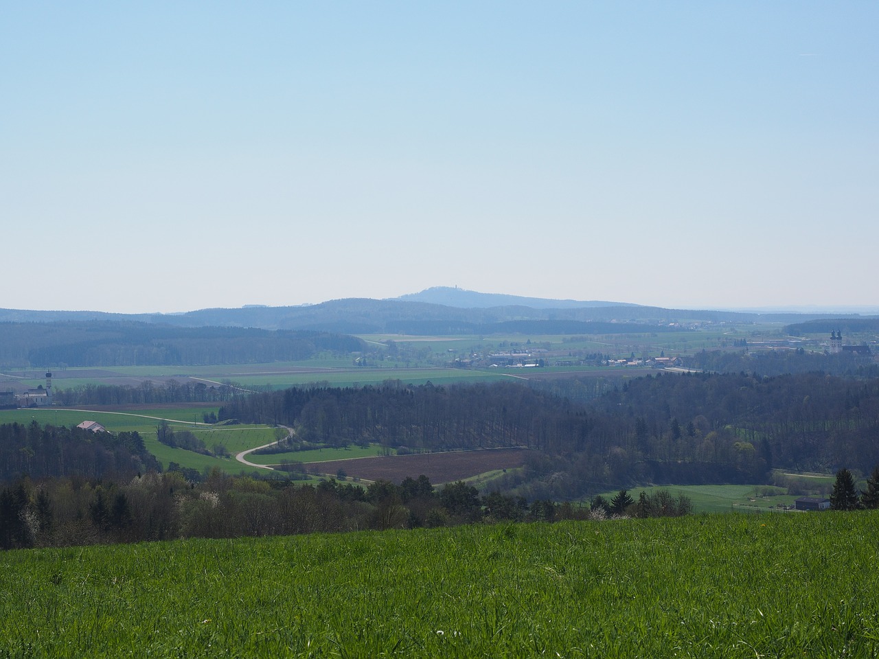 Pranešta, Laukai, Lauterach, Baden Württemberg, Požiūris, Danubės Slėnis, Autobusai, Obermarchtal, Nemokamos Nuotraukos,  Nemokama Licenzija