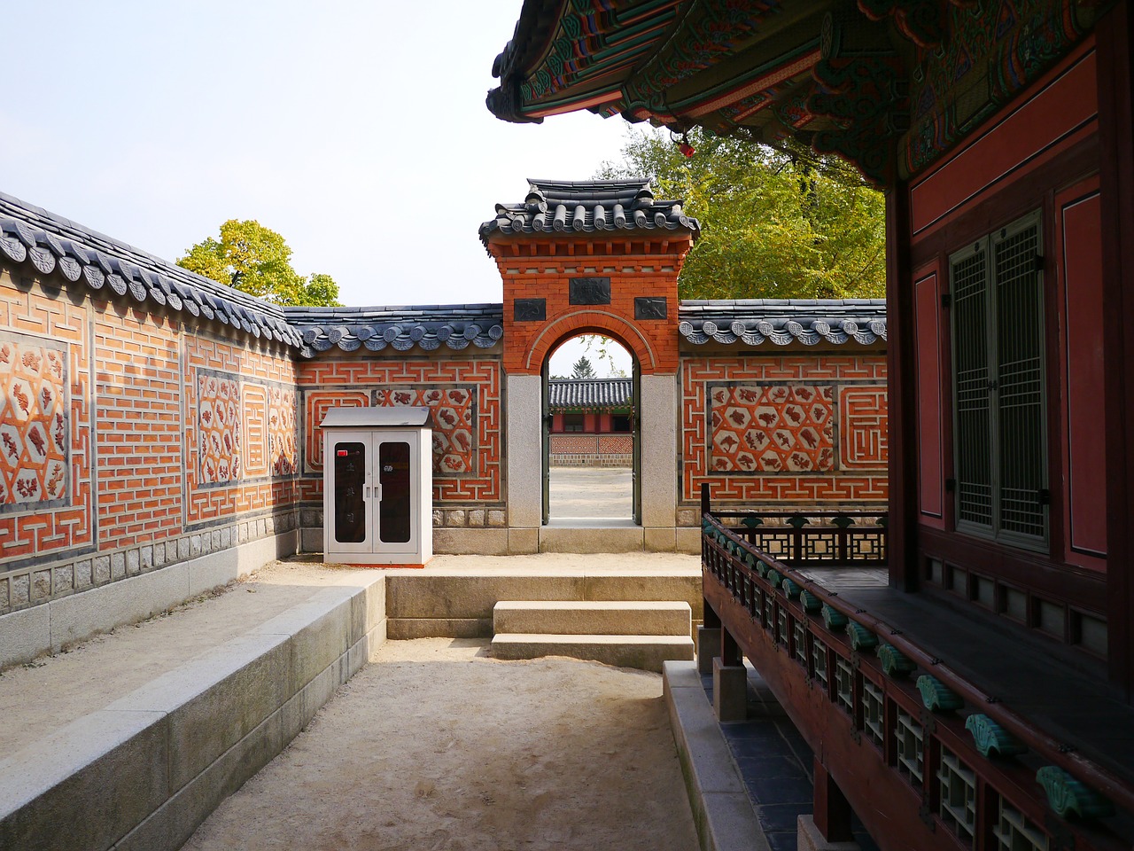 Korėjos Respublika, Tradicinis, Parduoti Namus, Korėja, Namai, Statyba, Korėjiečių Kalba, Modelis, Gyeongbok Rūmai, Kultūros Vertybė