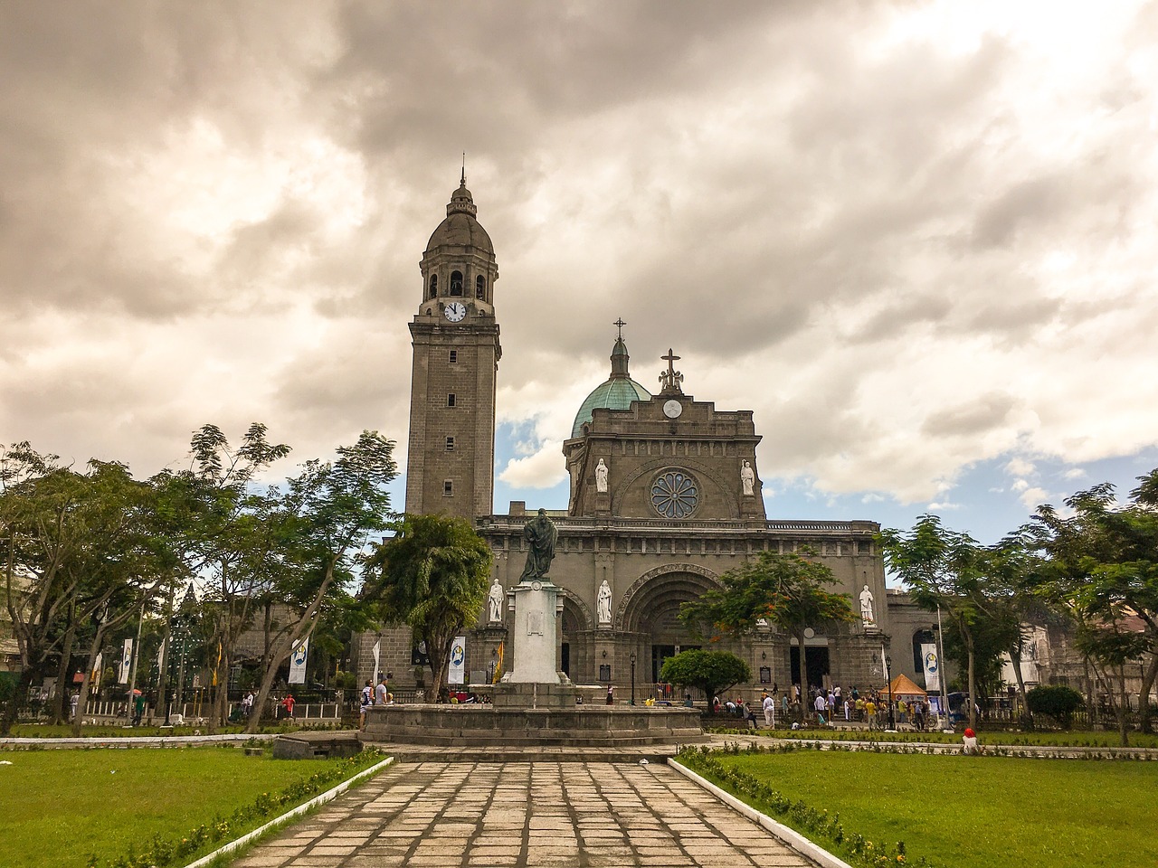 Filipinų Respublika, Manila, Katedra, Bažnyčia, Nemokamos Nuotraukos,  Nemokama Licenzija
