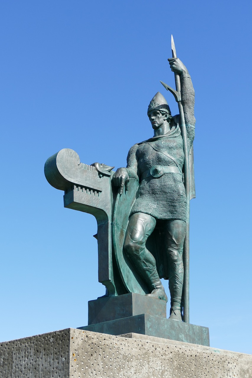 Reikjavikas, Iceland, Skulptūra, Figūra, Statula, Menas, Paminklas, Viking, Šarvai, Viduramžiai