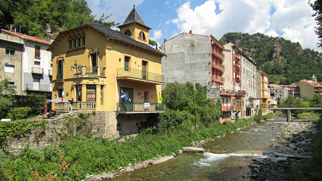 Ribes De Freser,  Ispanija,  Miestas,  Turizmas,  Miesto,  Upė, Nemokamos Nuotraukos,  Nemokama Licenzija