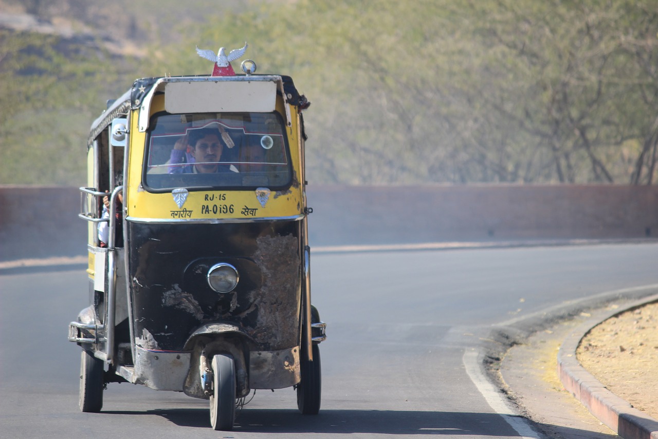 Rickshaw, Tuktuk, Indija, Gabenimas, Transportas, Kelionė, Taksi, Turistinis, Automatinis, Nemokamos Nuotraukos