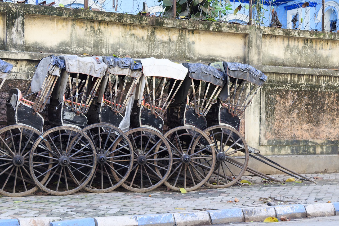 Rickshaw, Rickshaw Stendas, Gabenimas, Indija, Asija, Transporto Priemonė, Nemokamos Nuotraukos,  Nemokama Licenzija