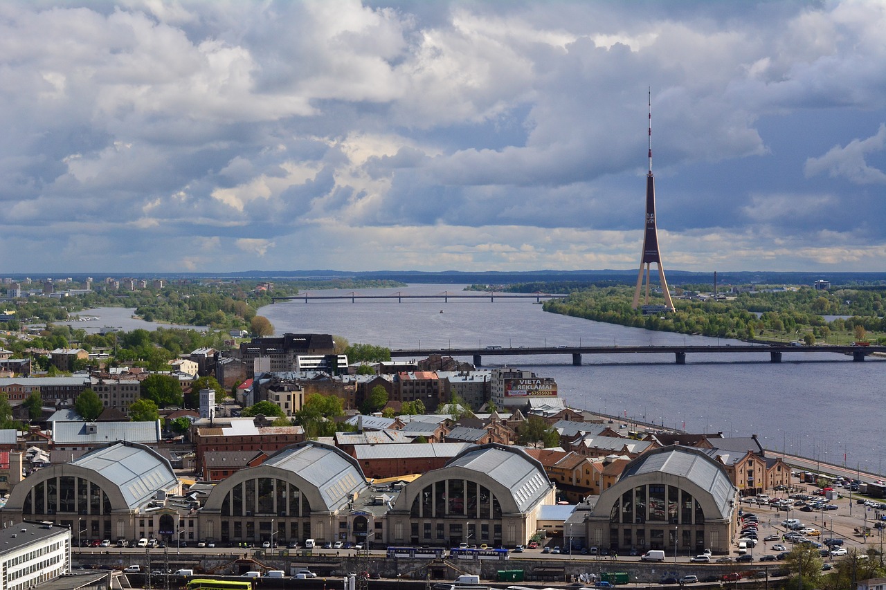 Riga, Latvia, Europa, Kelionė, Baltiškas, Miestas, Architektūra, Kapitalas, Turizmas, Miesto Panorama