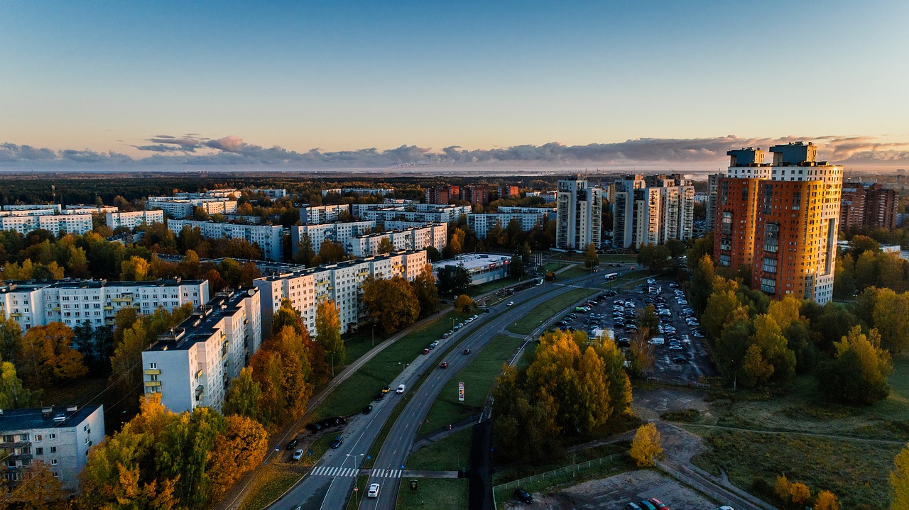 Riga, Latvia, Drone, Sraigtasparnis, Oro Nuotrauka, Antena, Oro Kraštovaizdis, Kraštovaizdis, Aerofotografija, Oro Miestas